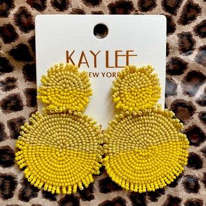 KAYLEE New York Handmade Beaded Drop Earrings